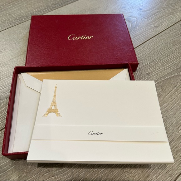 Cartier Office Cartier Paris Effel Tower Stationery Note Cards 10
